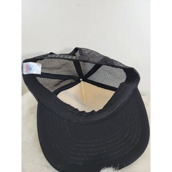 Playboy Bunny Trucker Hat Custom Airbrushed Purple Black White Mesh Cap Adult OS - Picture 5 of 6